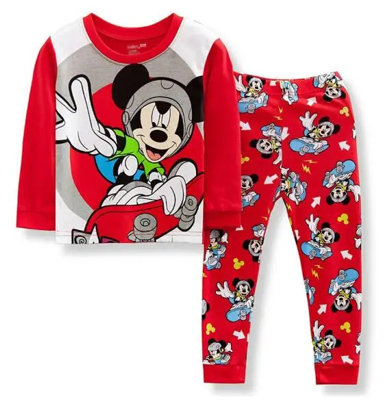 style 12 Детские пижамные комплекты одежда для сна для мальчиков От 2 до 7 лет Пижамный костюм для девочек Детская Пижама, футболка+ штаны комплект домашней одежды для маленьких девочек и мальчиков - Цвет: style 12