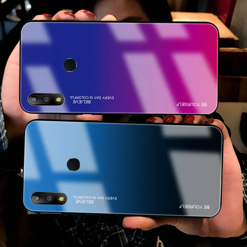 Классный цветной чехол из закаленного стекла для телефона Asus Zenfone Max M2 Pro ZB631KL ZB633KL