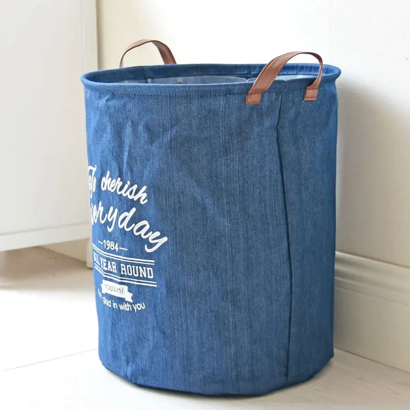 35*45 см ковбой Прачечная сумка хлопок стирка белья корзины для и препятствуют