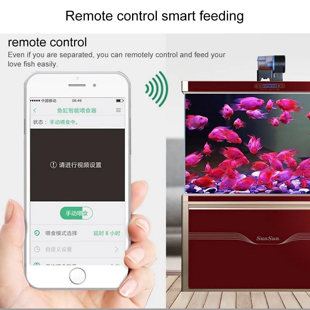Автоматическая кормушка для рыб, Wi-Fi, аквариумная кормушка, Диспенсер, умная Рыбная еда для аквариума, электронный таймер, кормушка для рыб, 3 аквариума