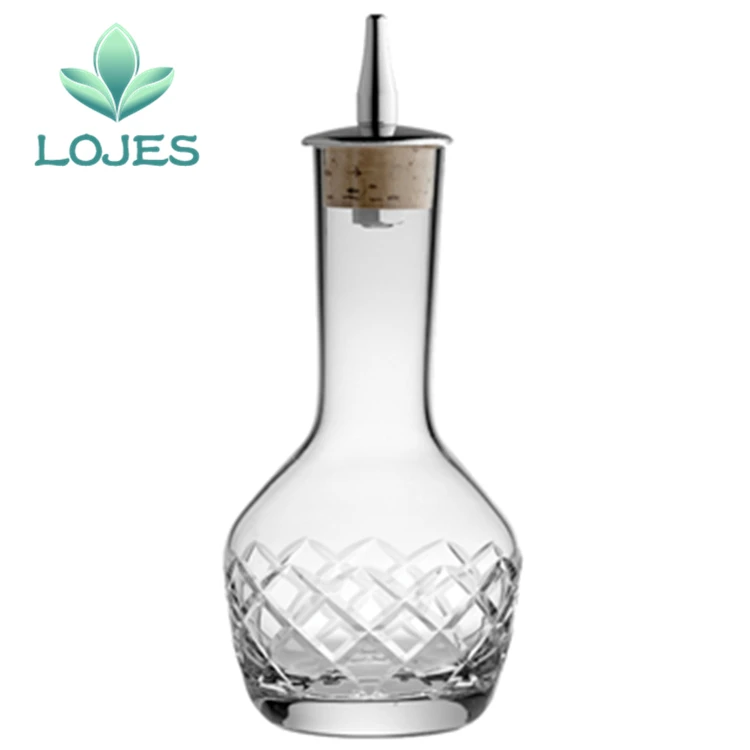 Скошенная бутылка 90 мл горькая стеклянный инструмент для бара графин бармена
