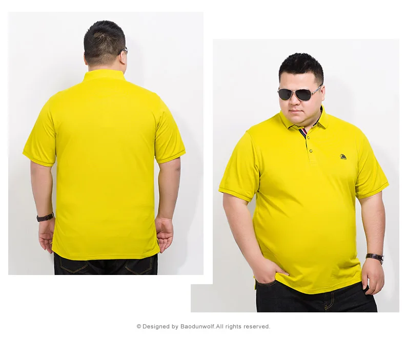 Размера плюс 10XL 8XL 6XL 5XL 4XL брендовая одежда поло Homme однотонная рубашка поло Повседневная мужская футболка Топы хлопок свободный крой