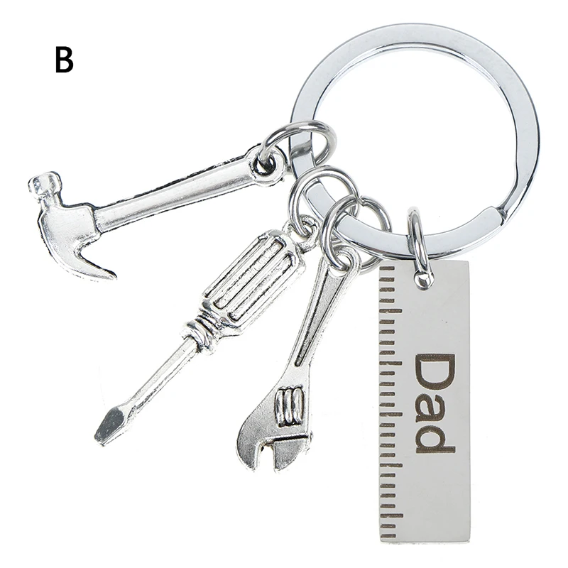 1 шт. гравированный безопасный для папы автомобильный брелок металлические