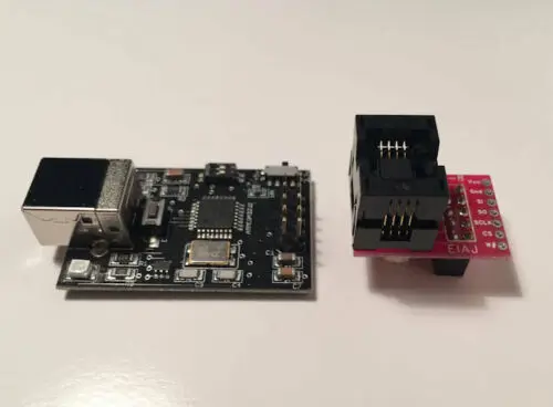 Программатор памяти SPI Flash EEPROM с адаптером гнезда EIAJ SOIC8 SO8 (USB 2 0) | Электронные