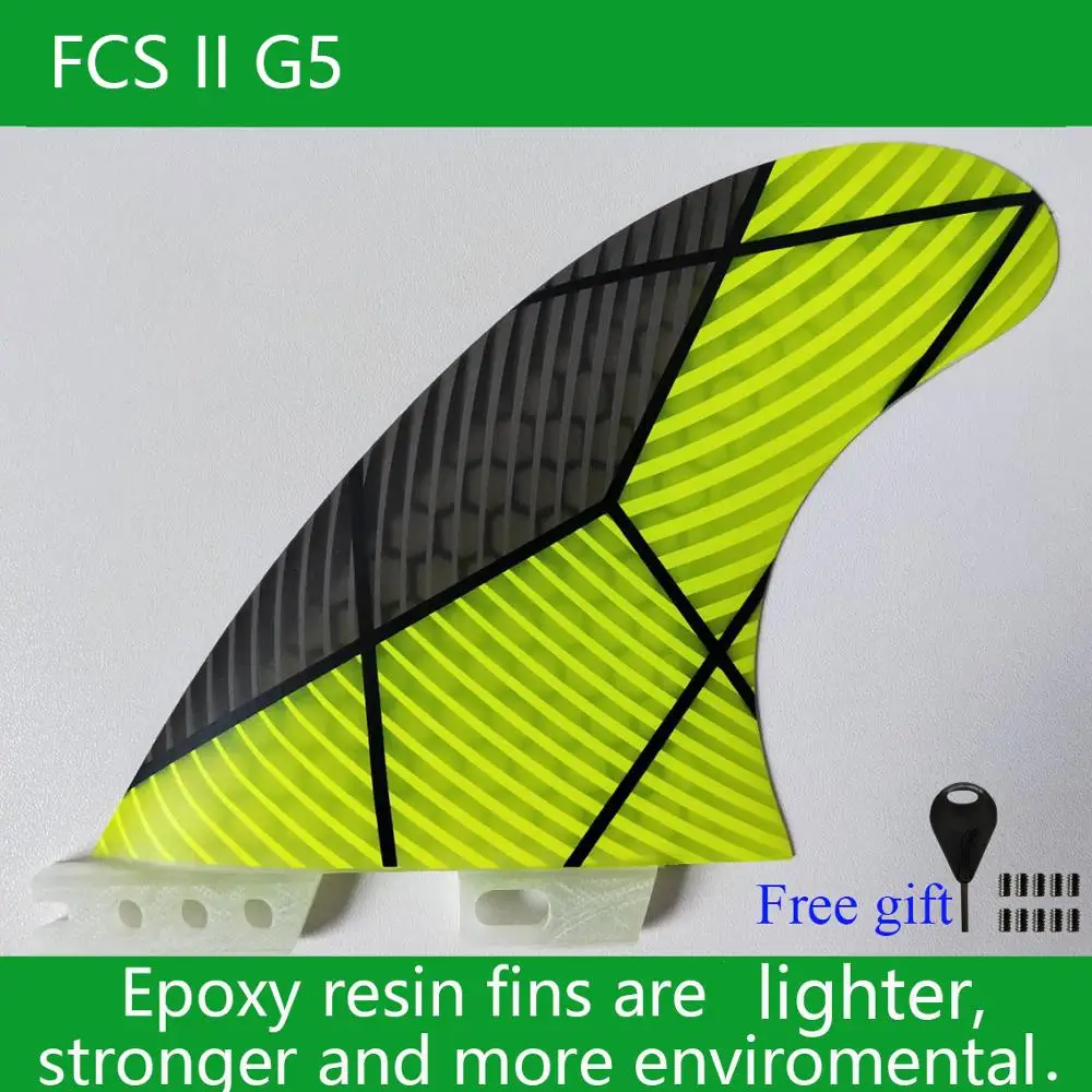ФКС II G5 Подруливающее устройство ласты для серфинга из эпоксидной смолы