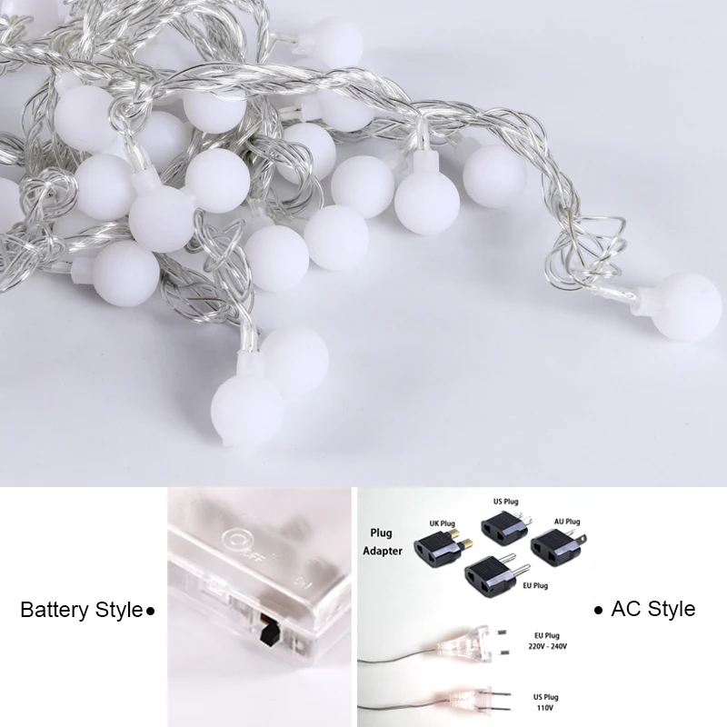 

1.5M/3M/6M Battery Operated Christmas String LED Lights Decoration Garland Fairy Lights For Wedding Party Holiday Lighting Chain