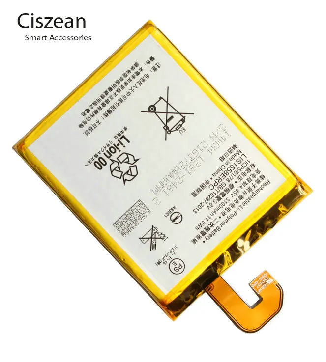 1x3100mAh LIS1558ERPC 3.8VDC Замена литий-полимерной батареи для Z3 L55U L55T D6603 D6653 D6616 D6633 + код