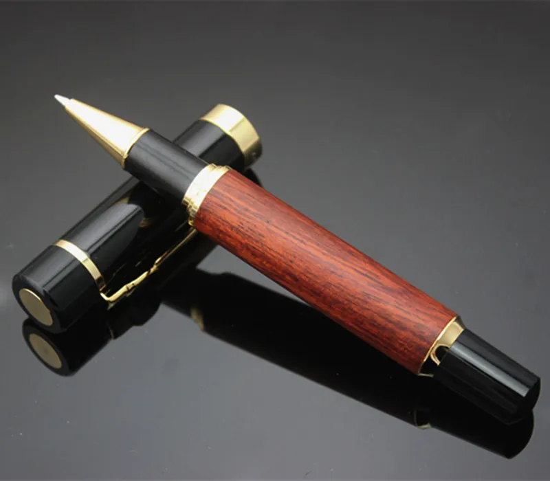 

Jinhao rosewood Roller Ball Pen Best Quality Pencil Cases Luxury Ballpoint Pens Classic Weeding Gifts for Stationery