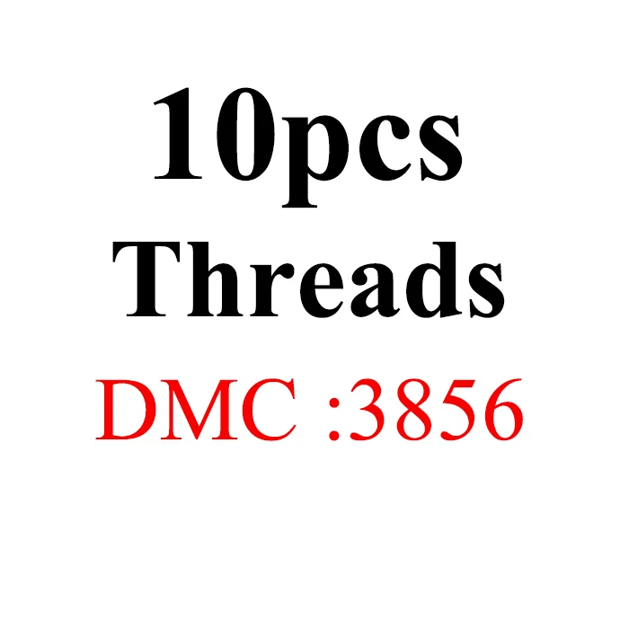 Oneroom, Multcolor DMC3849-ECRU 10 шт./партия 8 м длина нить крестиком Хлопок Шитье, моток пряжи вышивка нить наборы - Цвет: 1.2m10pcs-DMC3856