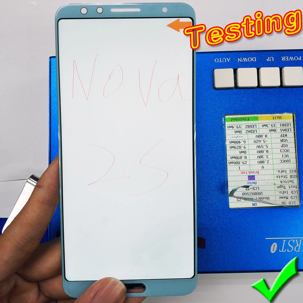 ЖК дисплей для Huawei NOVA 2S 6 0 дюймов сенсорный экран 2s HWI AL00 дигитайзер сборка рамка с
