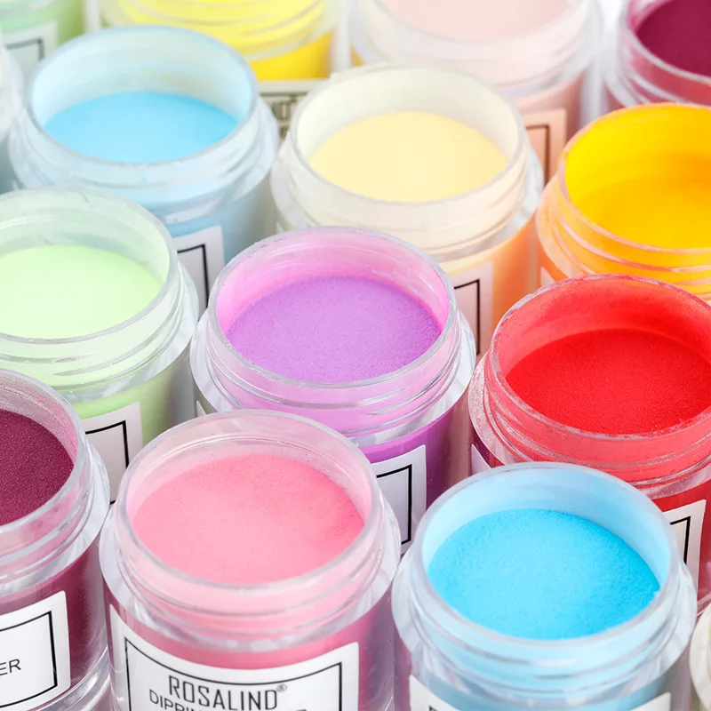 Порошок для дизайна ногтей ROSALIND 10 г натуральный цвет голографический блеск