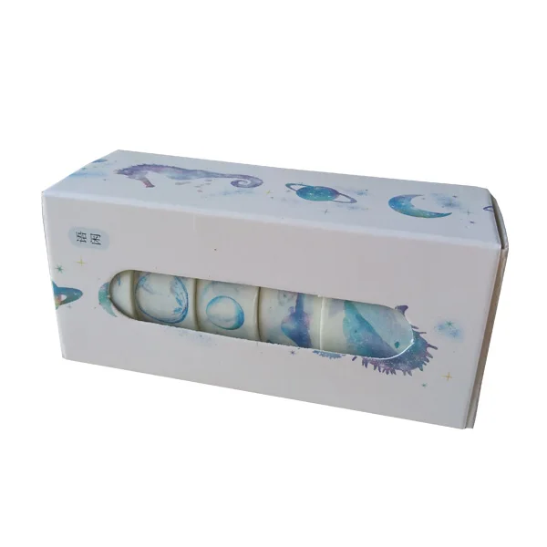 A6 5 шт./кор. с цветочным принтом сезона в штучной упаковке лента washi DIY декоративная лента Скрапбукинг планировщик этикетка для маскирующей ленты стикер канцелярские принадлежности - Цвет: A6