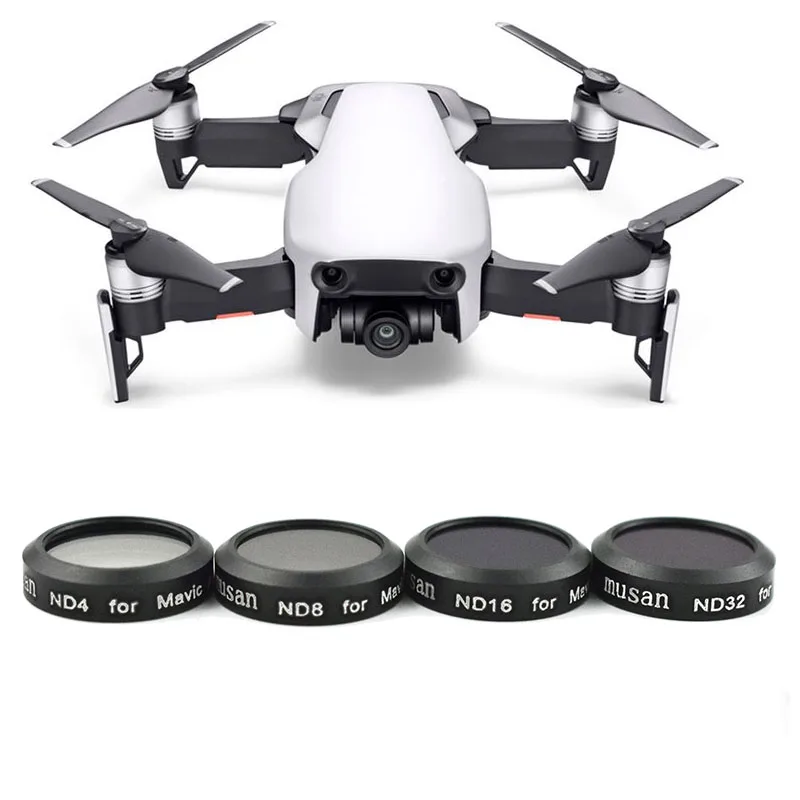 4 шт ND4+ ND8+ ND16+ ND32 фильтр для DJI Мавик воздуха объектив фильтры с Проведение Box