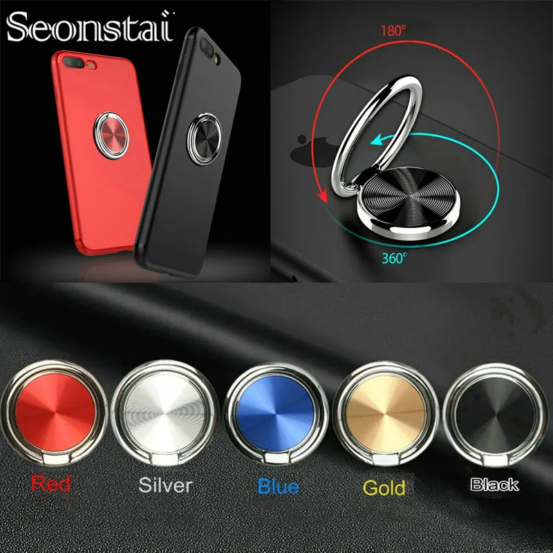 

Nice CD Pattern Finger Ring Holder Stand for Moible phones Stand Bracket Mount built in iron sheet for magnet Holder