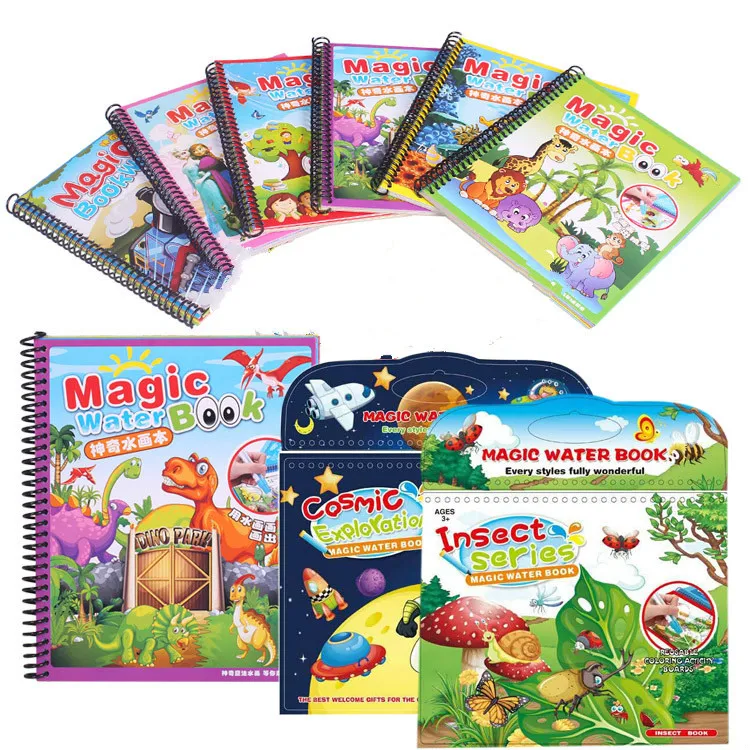 Детская ранняя развивающая игрушка 6 видов волшебные Водные Игрушки для малышей