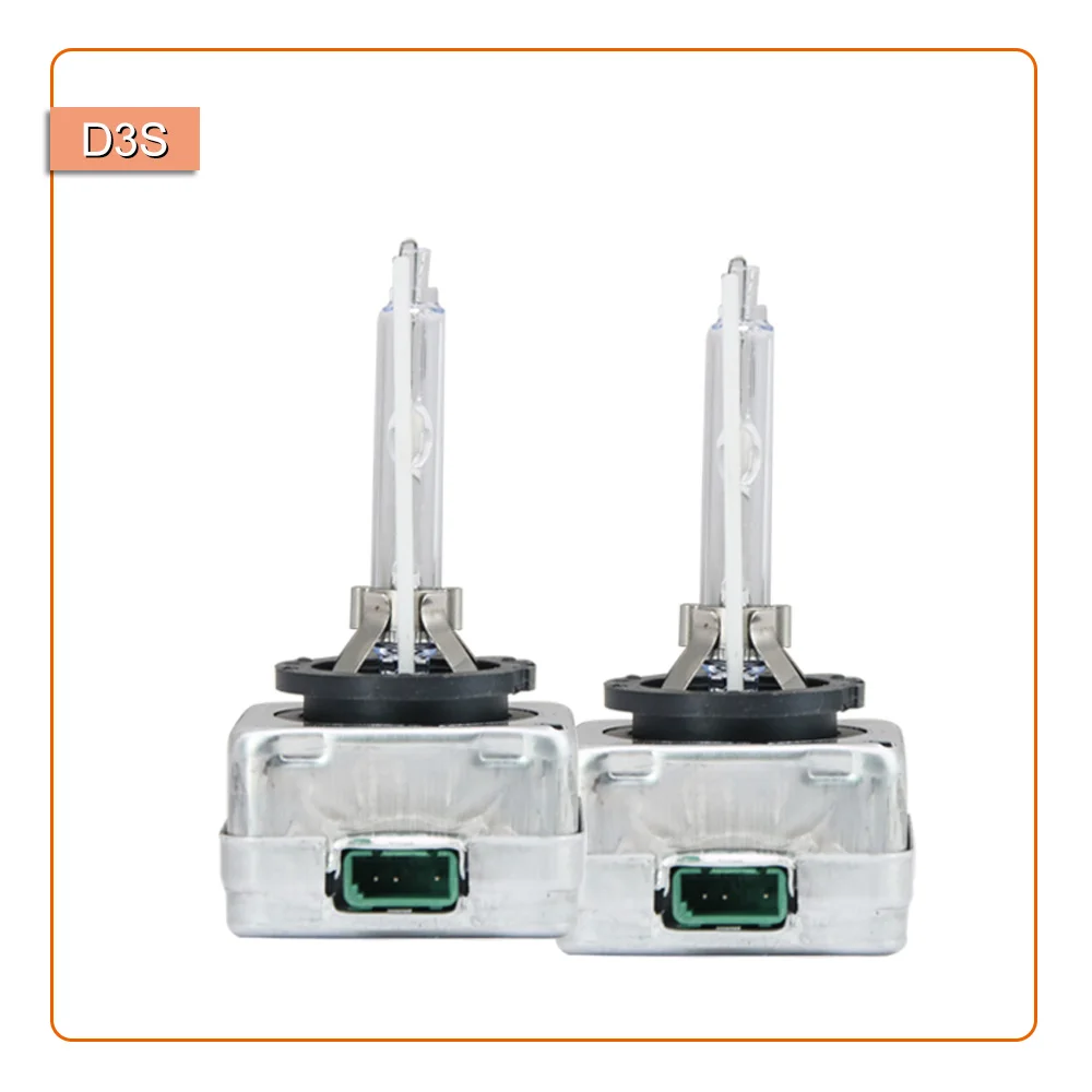 1 пара ксеноновых ламп D1S D2S D3S D1R D2R D3R HID 4300k 5000k 6000k 8000k с металлическим основанием, ксеноновый головной светильник, лампа, автомобильный налобный светильник