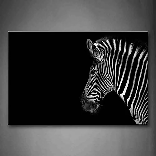 Настенная живопись картины печать на холсте животное для украшения дома черно