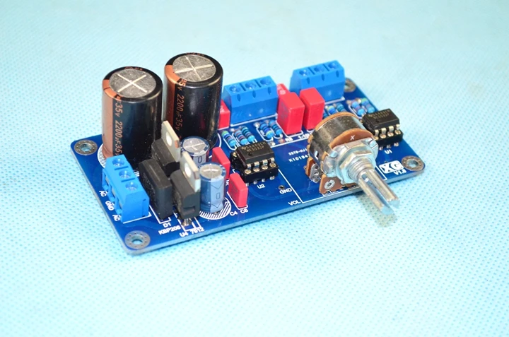 A1 линейный дизайн NE5532 HiFI предусилитель тональная плата Наборы сделай