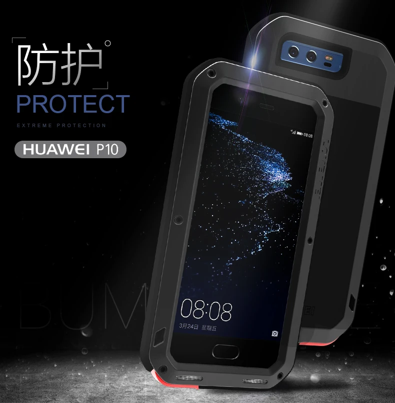 Для huawei P30 Pro P20 lite P9 P10 mate 30 Pro 20 10 9 Nova 4e 3e 4 Чехол LOVE MEI металлический защитный Алюминиевый силиконовый водонепроницаемый чехол