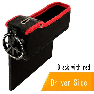 Driver Side Left OHANEE автокресло щелевая Органайзер зазор карман сумка для хранения коробка подстаканник чехол для телефона укладка Tidying аксессуары дропшиппинг - Название цвета: Driver Side Left
