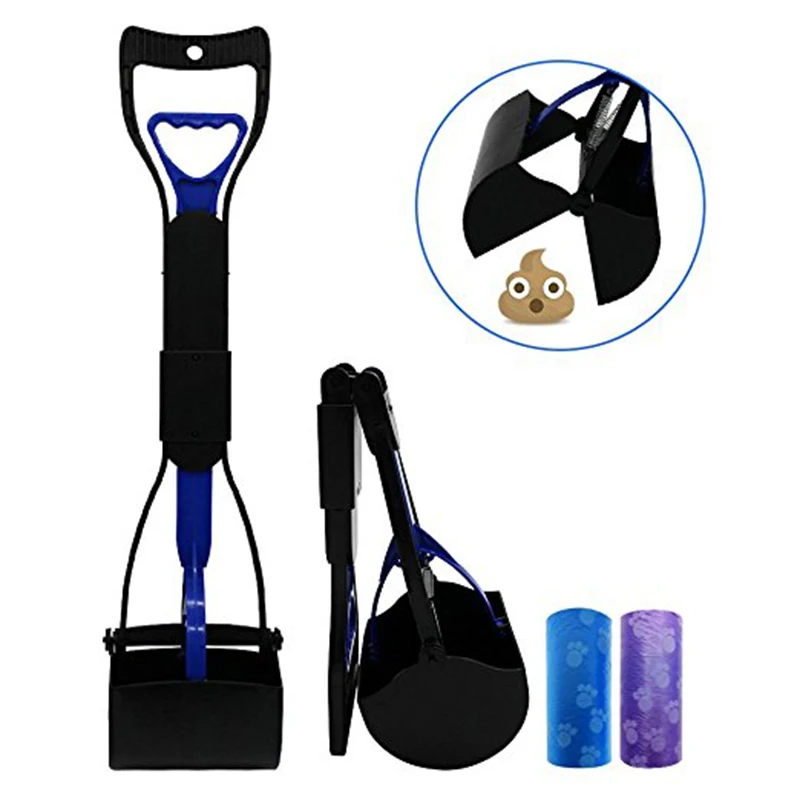 Pet Pooper Scooper с длинной ручкой захват, совок для уборки собачьих экскрементов очистка уборки животных отходов собак щенков кошек отходов уборщик er чистящие инструменты