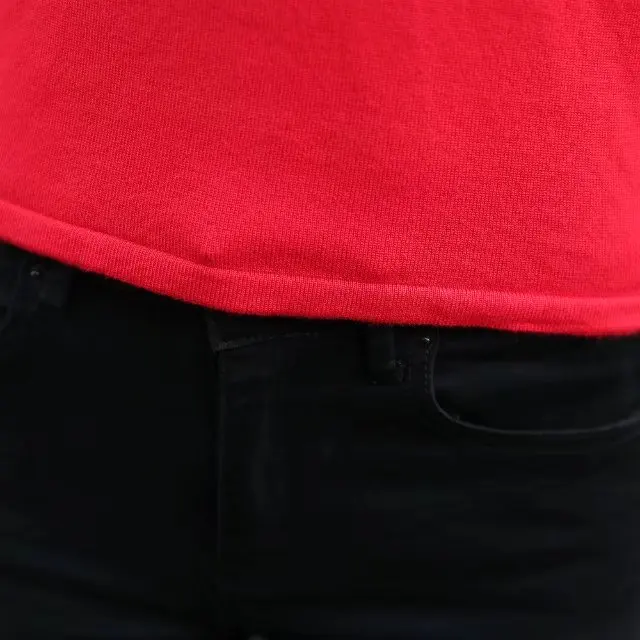 Женский трикотажный джемпер с оборками | Женская одежда