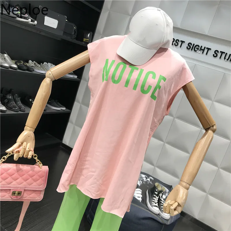 Neploe женский костюм из двух предметов лето 2019 футболка без рукавов с круглым