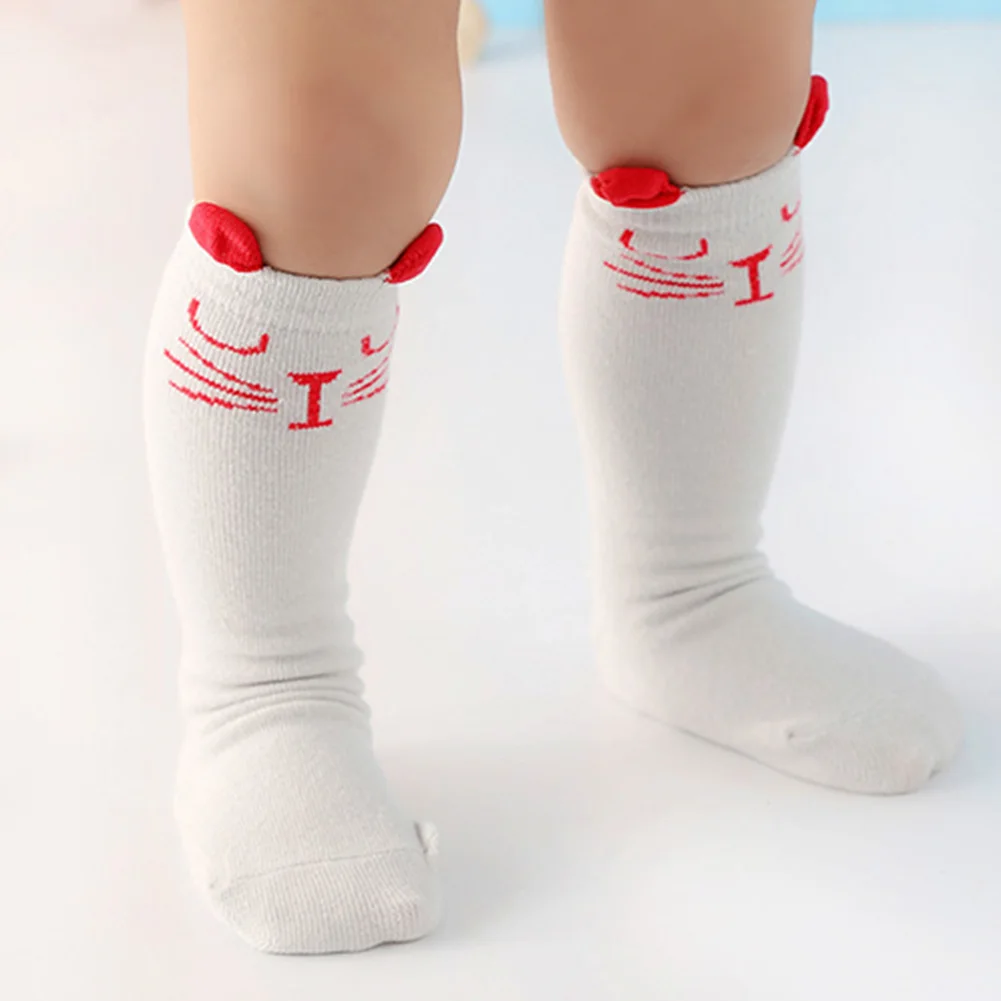 Гетры для маленьких девочек хлопковые милые носки до колена с героями