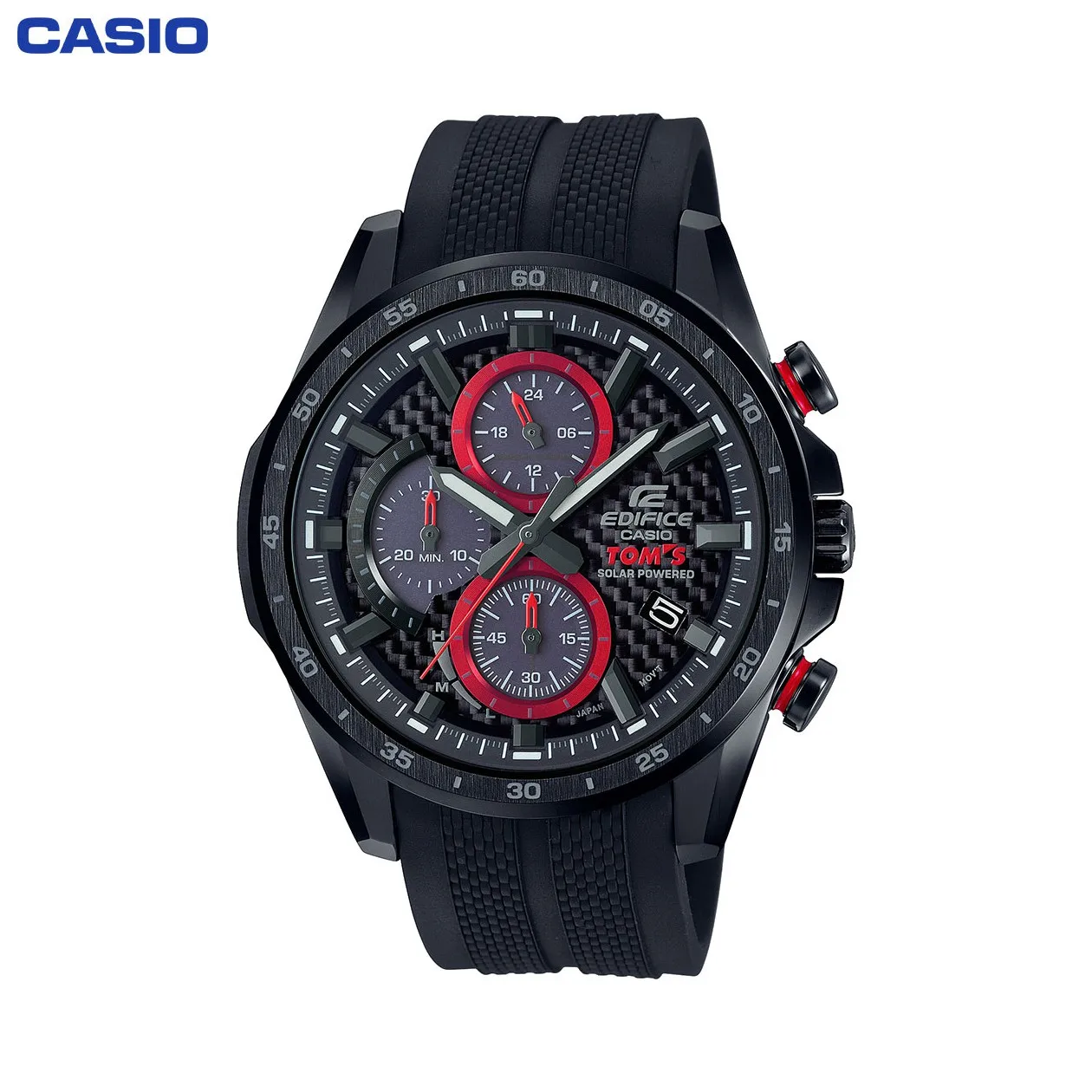 Наручные часы Casio EQS 900TMS 1AER мужские с кварцевым хронографом на пластиковом