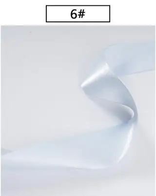 6 light blue Ширина 3 см атласными лентами набор «сделай сам» для искусственного шелка Ремесла поставок швейной фурнитуры Скрапбукинг Материал 5 yads/ПК A015 - Цвет: 6 light blue
