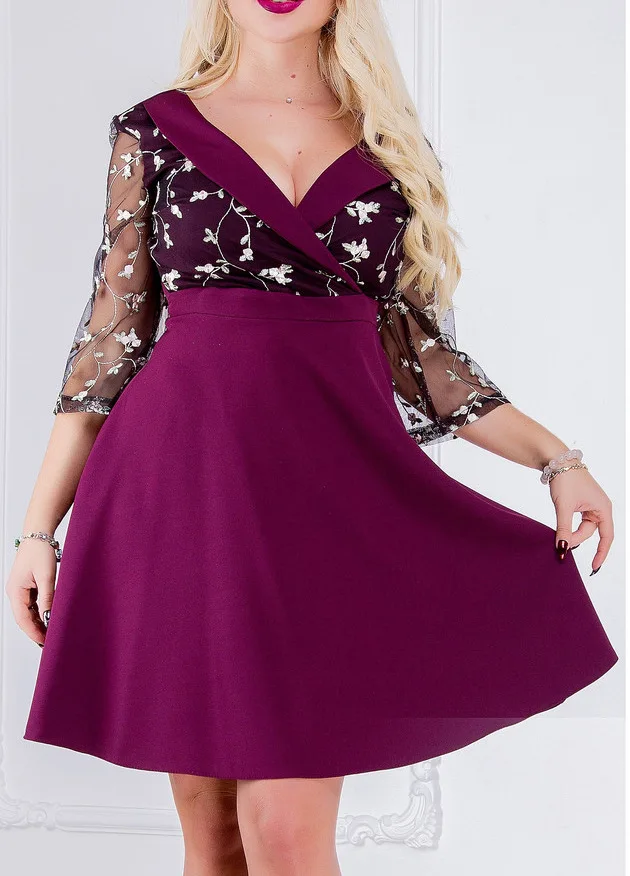 Женское летнее платье с цветочным принтом в стиле ретро винтажный принт