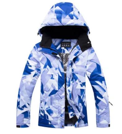 Лыжный костюм теплый женский водонепроницаемый с защитой от ветра для катания на