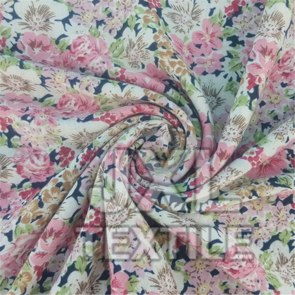 2018 модная одежда с цветочным принтом Джерси ткань pactchwork для шитья ручной работы