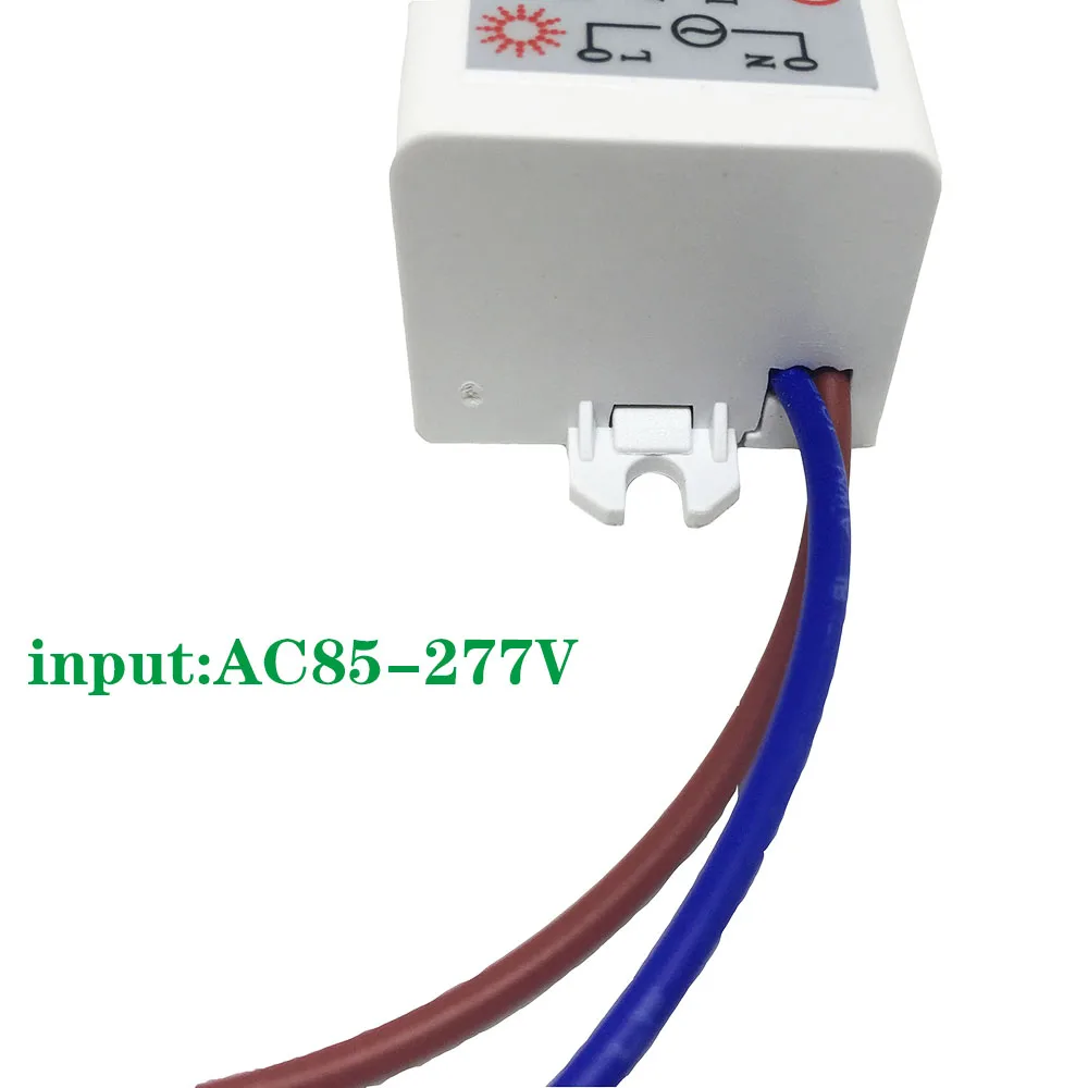 BSOD светодиодный драйвер 12В 3Вт 300mA 600mA трансформатор InputAC85-277V Выход DC3-12V Питание постоянного тока адаптер для пола