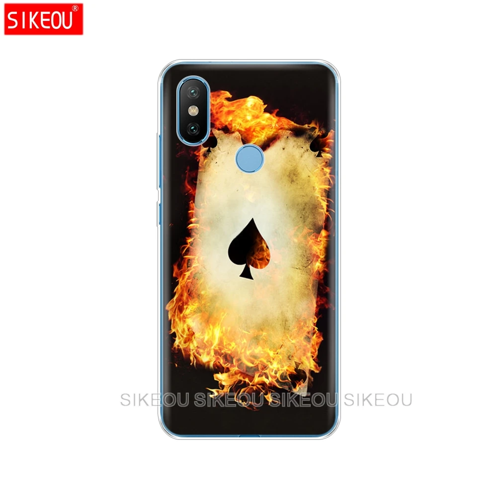 Силиконовый чехол для Xiaomi Mi 8 8SE A1 A2 5 5S 5X6 Mi5 MI6 NOTE 3 MAX Mix 2 2S gambler Poker art|Бамперы| |
