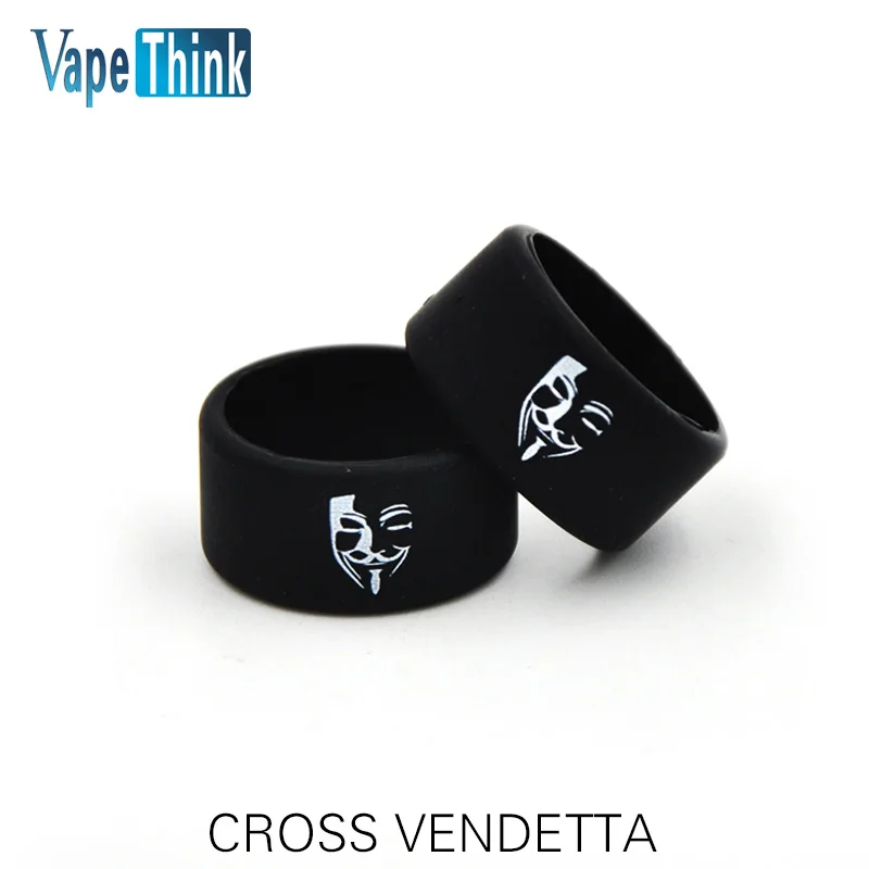 Vapethink V Vendetta Vape Band Силиконовое резиновое гелевое кольцо для электронной сигареты