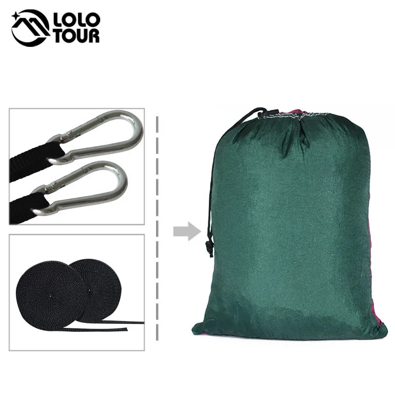 Открытый Двойной парашют гамак кемпинг кровать портативный спальный Bad Hamaca