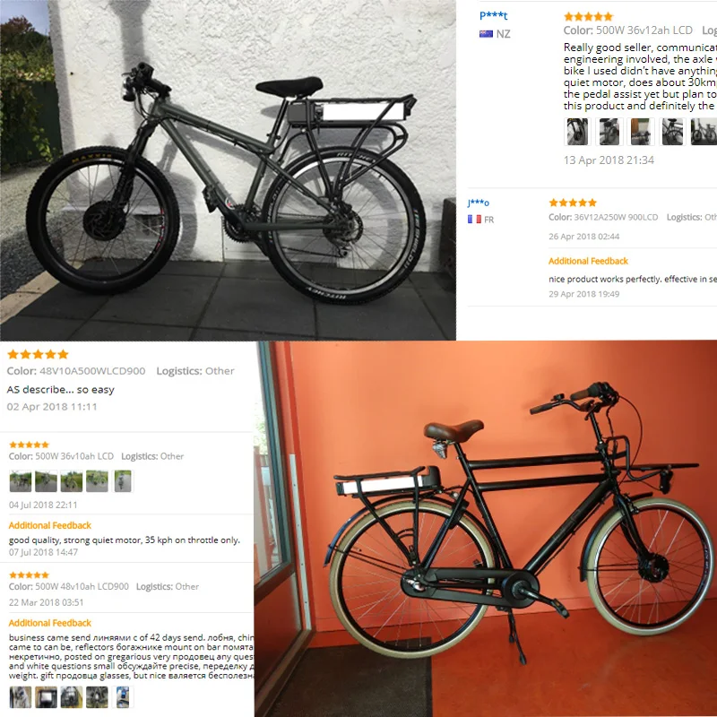 Комплект для переоборудования аккумулятора 36 В 48 250 Вт 350 500 Вт|electric bicycle|kit electric