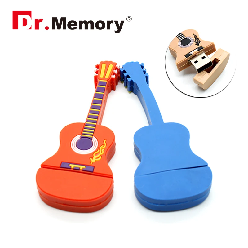 Модные 3D Музыкальные инструменты гитара USB флэш накопители 4 ГБ 8 16 32 64 Гб карта