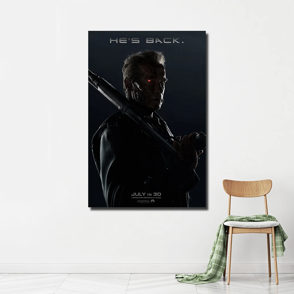 Терминатор Genisys постер фильма холст печать картины для домашнего декора