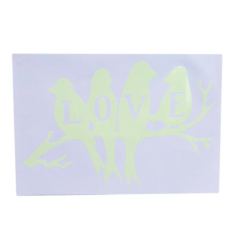 Luminous Bird Twig Wall Sticker For Kids Room Engraving Poster Glow In Dark Home Decor Accessories | Дом и сад