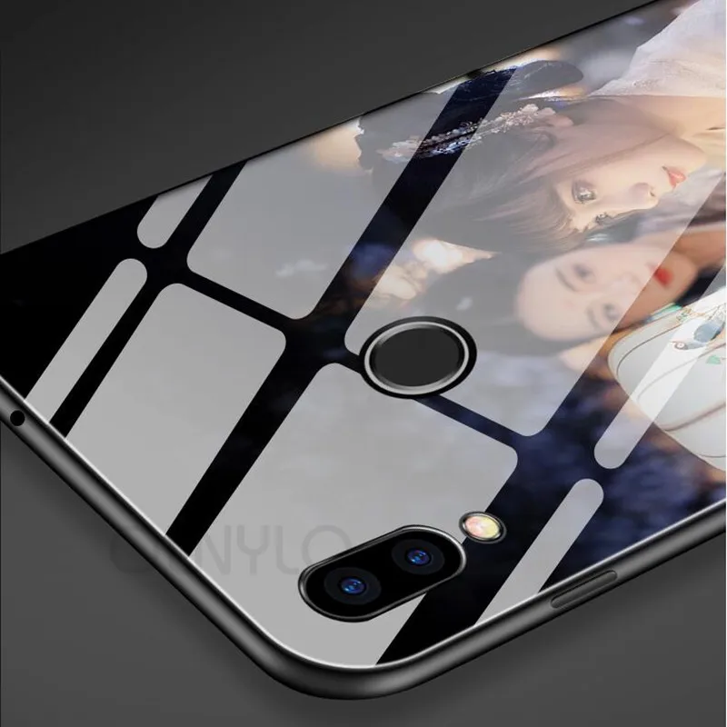 Пользовательские фото логотип Чехол из закаленного стекла для телефона для huawei P20 P30 Коврики 20 Lite Коврики 10 Pro Y7 Y9 чехол для Honor 10 V10 8x9