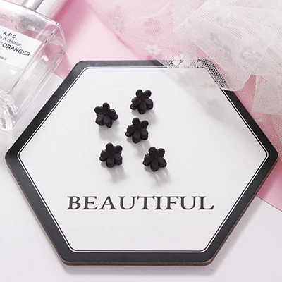 Brown 5PCS 10 шт./лот милые разноцветные вишни для девочек маленькие когти для волос Принцесса Милая заколка для волос шпильки для волос повязка для волос Детские аксессуары для волос - Цвет: Brown 5PCS