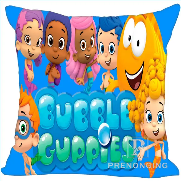 На заказ Наволочка Bubble Guppies квадратный Подушка на молнии Обложка распечатать ваши фотографии 20x20 см, 35x35 см(одна сторона) 180117#88 - Цвет: Pillowcases