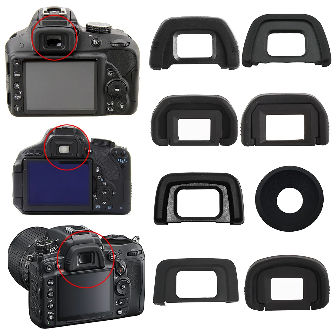 Наглазник для зеркальной камеры Nikon Canon резиновый наглазник с чашкой глаз
