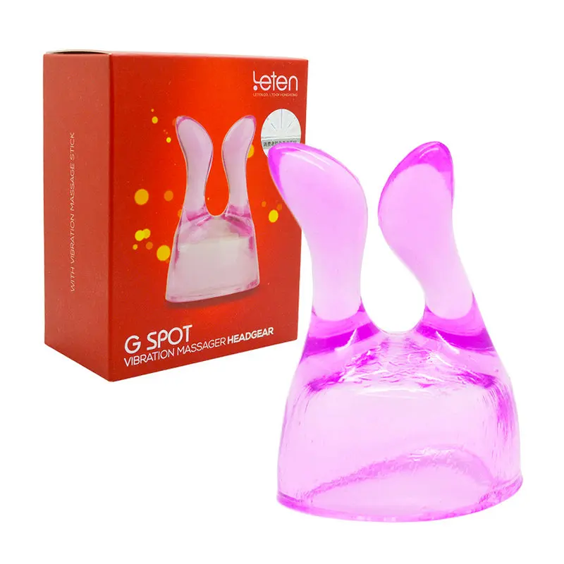 LEten Соски Clit стимулирующих Soft Touch головные уборы для AV Волшебная палочка массажер