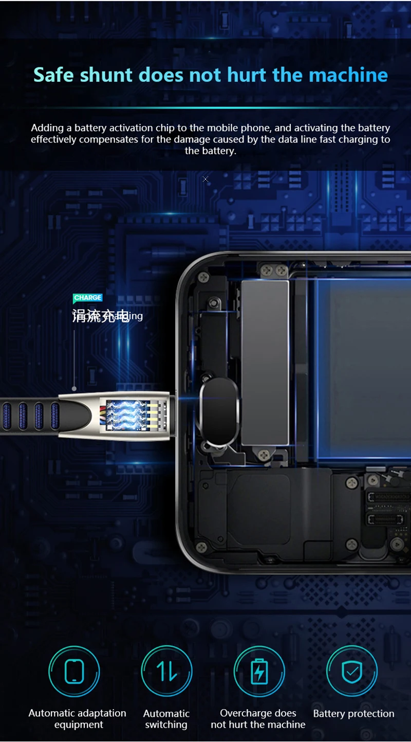 Usb зарядный кабель из цинкового сплава для iPhone X, XR, 8, 7, 6, usb type-c, кабель для передачи данных, быстрая зарядка для samsung, Oneplus, xiaomi