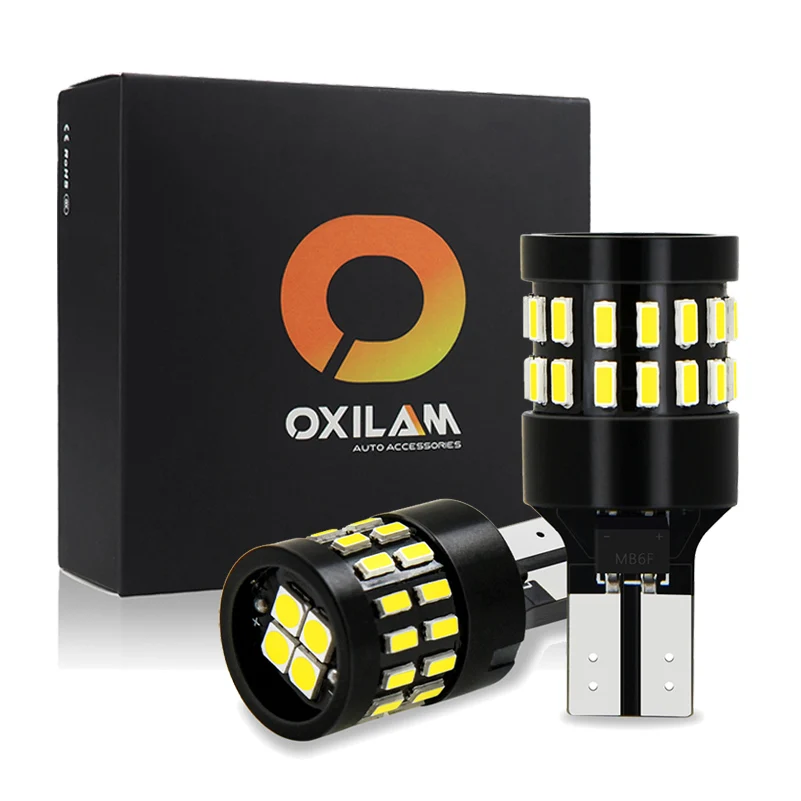 OXILAM 2x W16W T15 LED Canbus безошибочный фонарь заднего хода автомобиля 921 912 Светодиодная