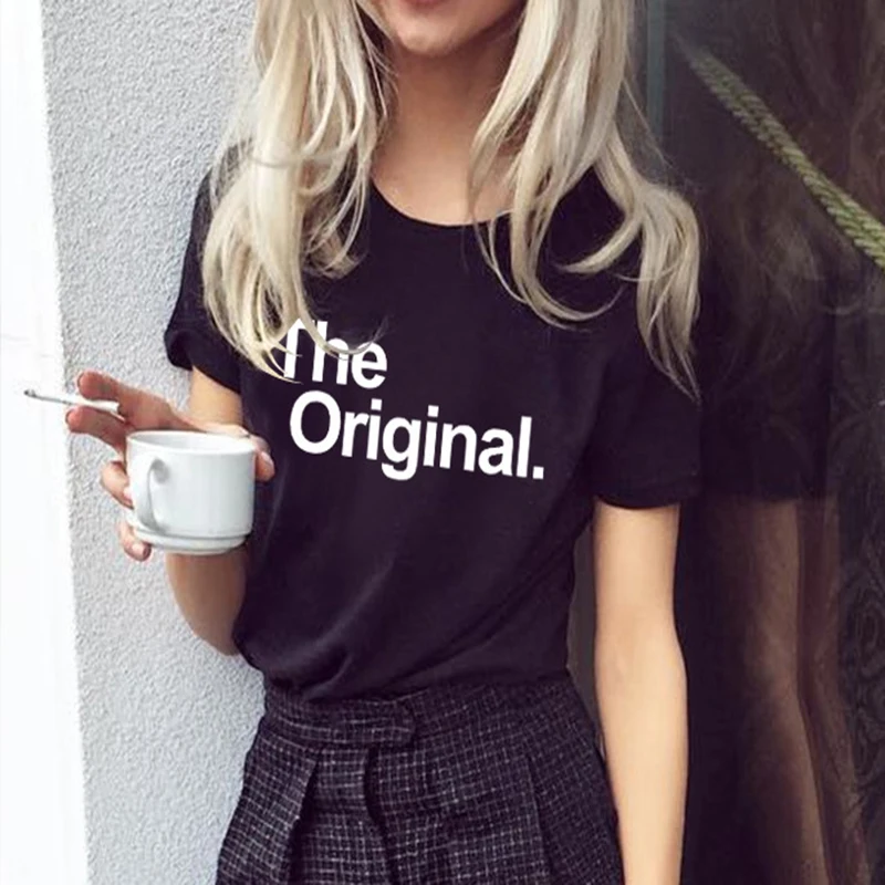 Новинка 2019 года модные одинаковые комплекты для семьи футболки всей с буквенным