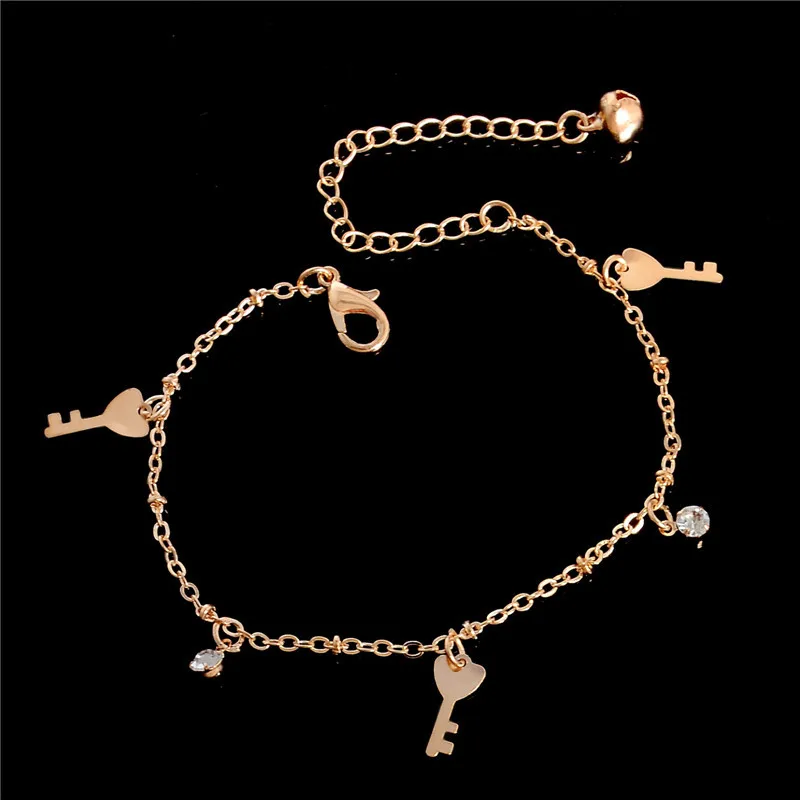H: HYDE 13 стиль лодыжки браслет ноги ювелирные изделия pulseras tobilleras сердце простые браслеты на ногу для женщин Девушка подарок chaine cheville